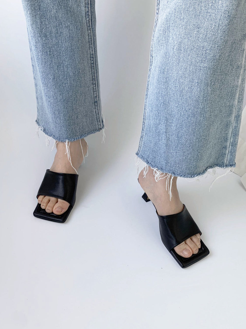 Square Toe Mules – Neda Store