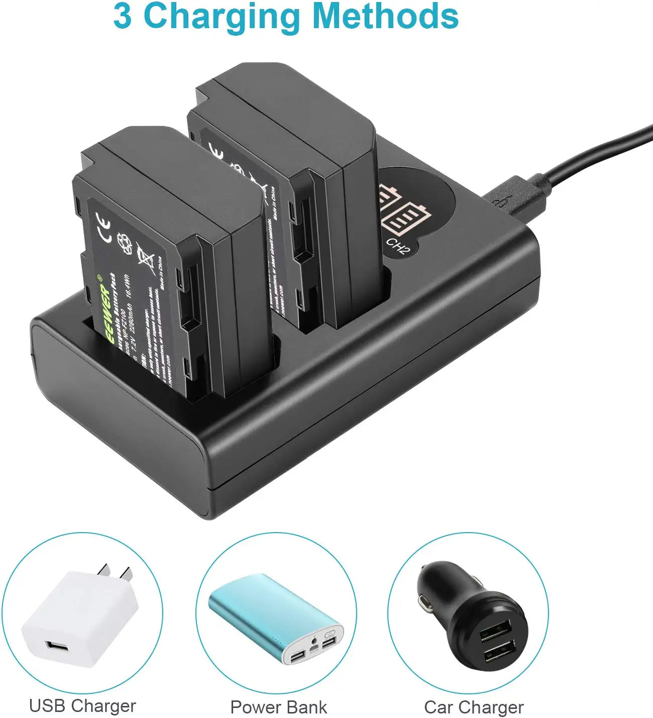 NEEWER NP-FZ100 Sony交換用バッテリー充電器セット – NEEWER.JP