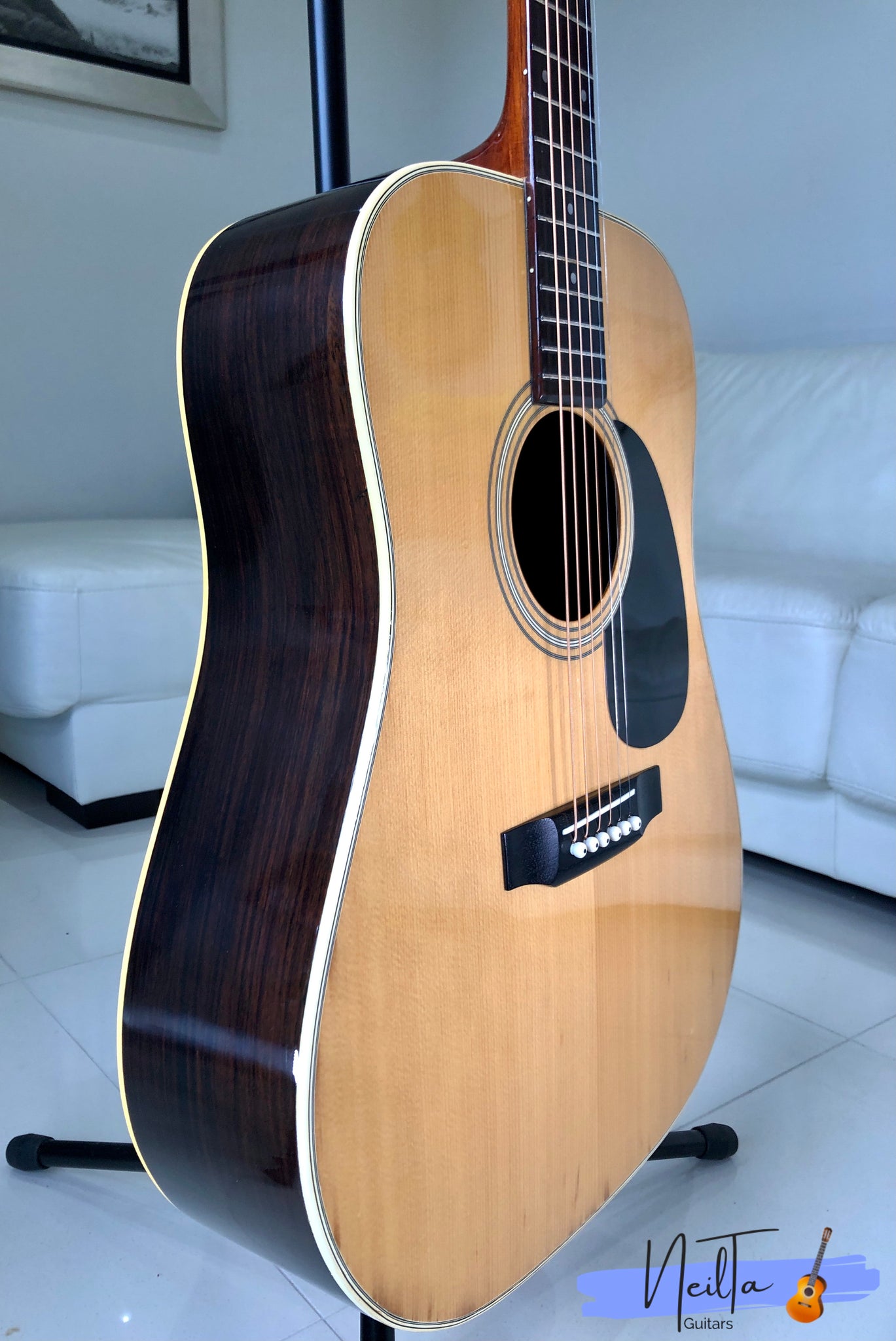 Morris W-20 Dreadnaught Acoustic Guitar (1978) – Neil Ta Music