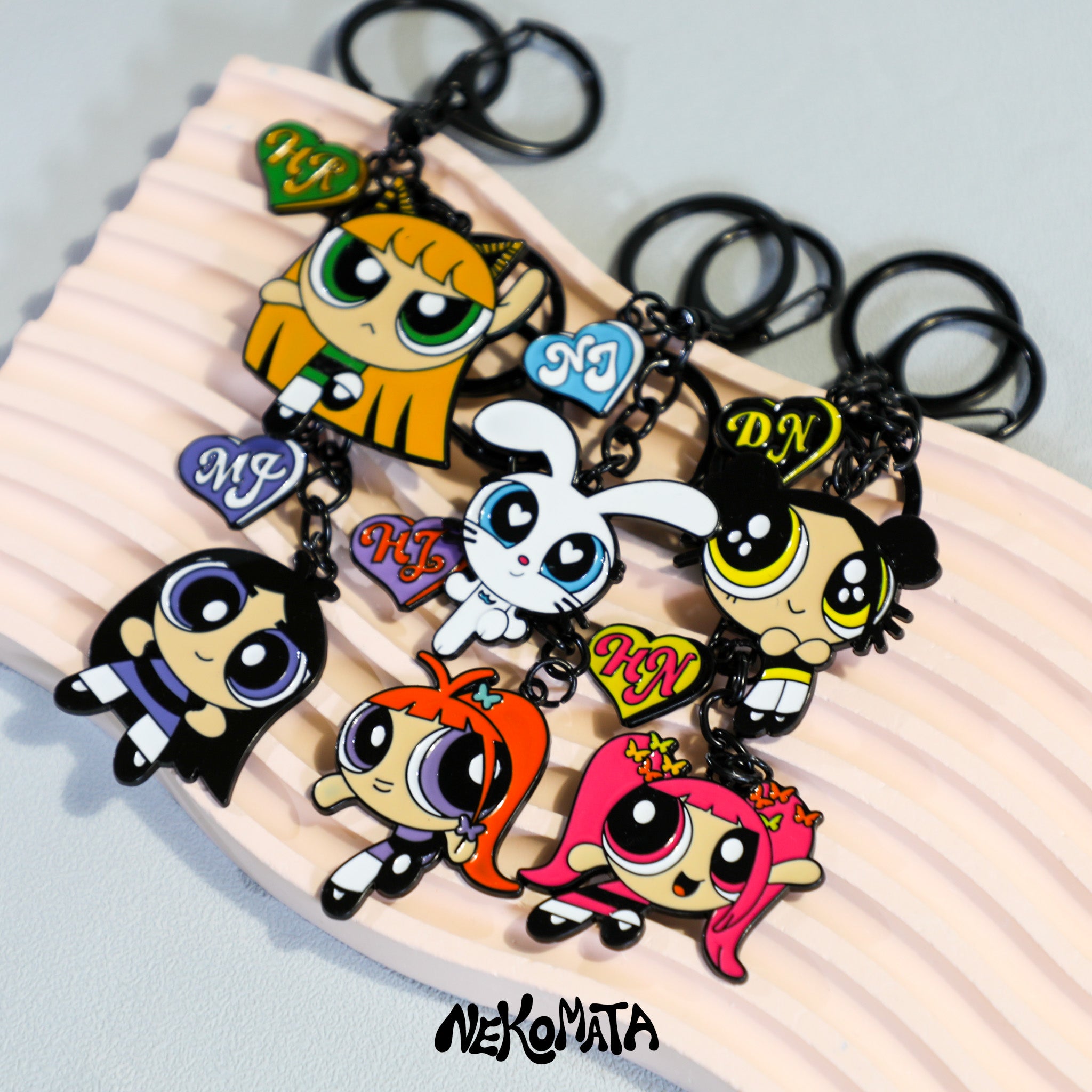 The Powerpuff Girls X NEW JEANS keyring – Nekomata