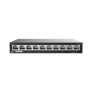 UNV 8-Channel PoE+ Switch with Surveillance (Extend) Mode and Two