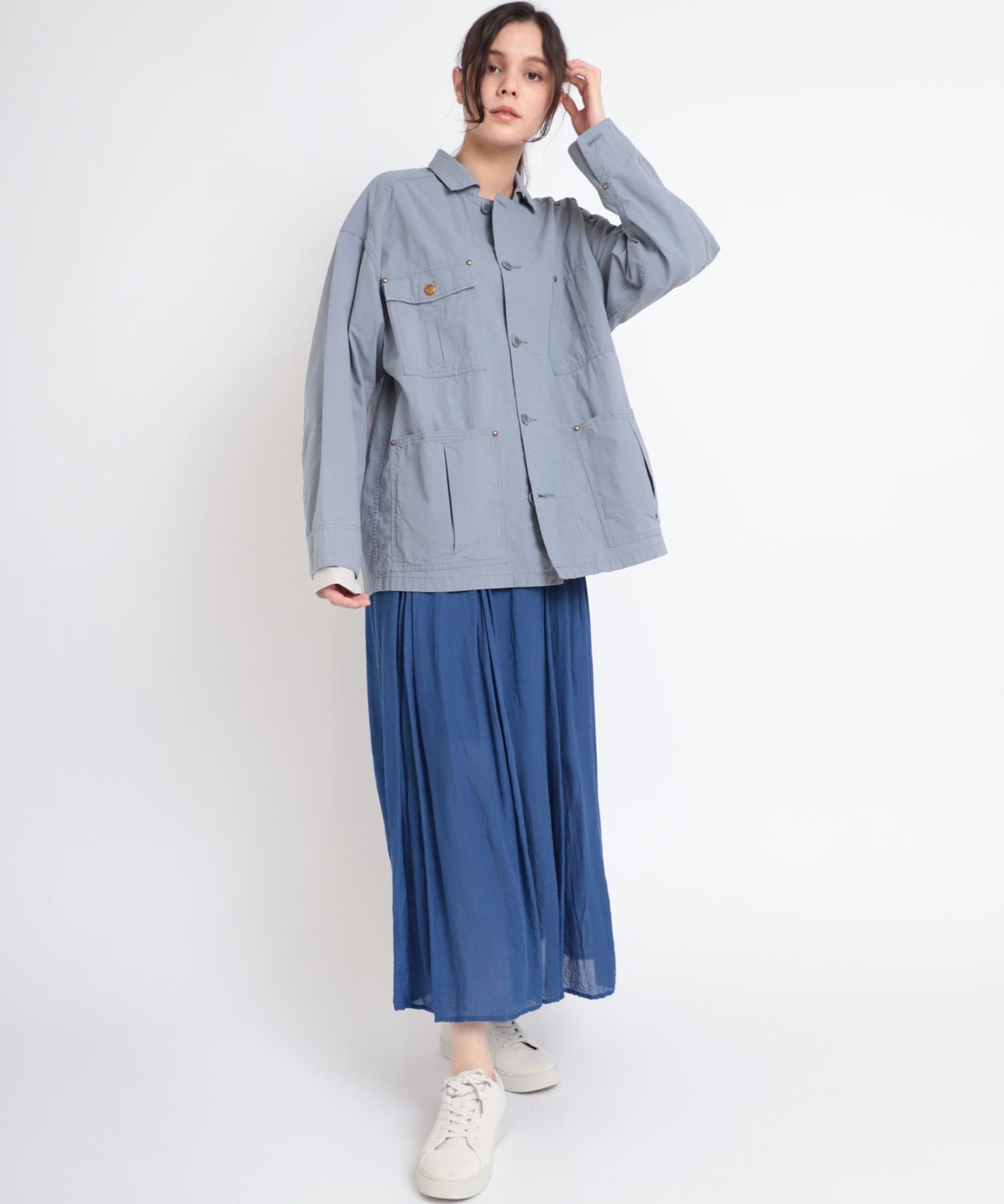 J2009 ライトコットンカバーオール(M ライトブルー): アウター - RNA