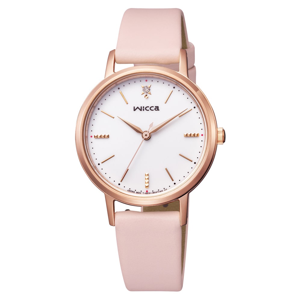 wicca エコ・ドライブ KP5-166-14 ソーラー レディ-ス(ホワイト