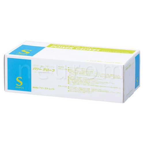 ファーストレイト パワーグローブ パウダーフリー ラテックス 1箱(100