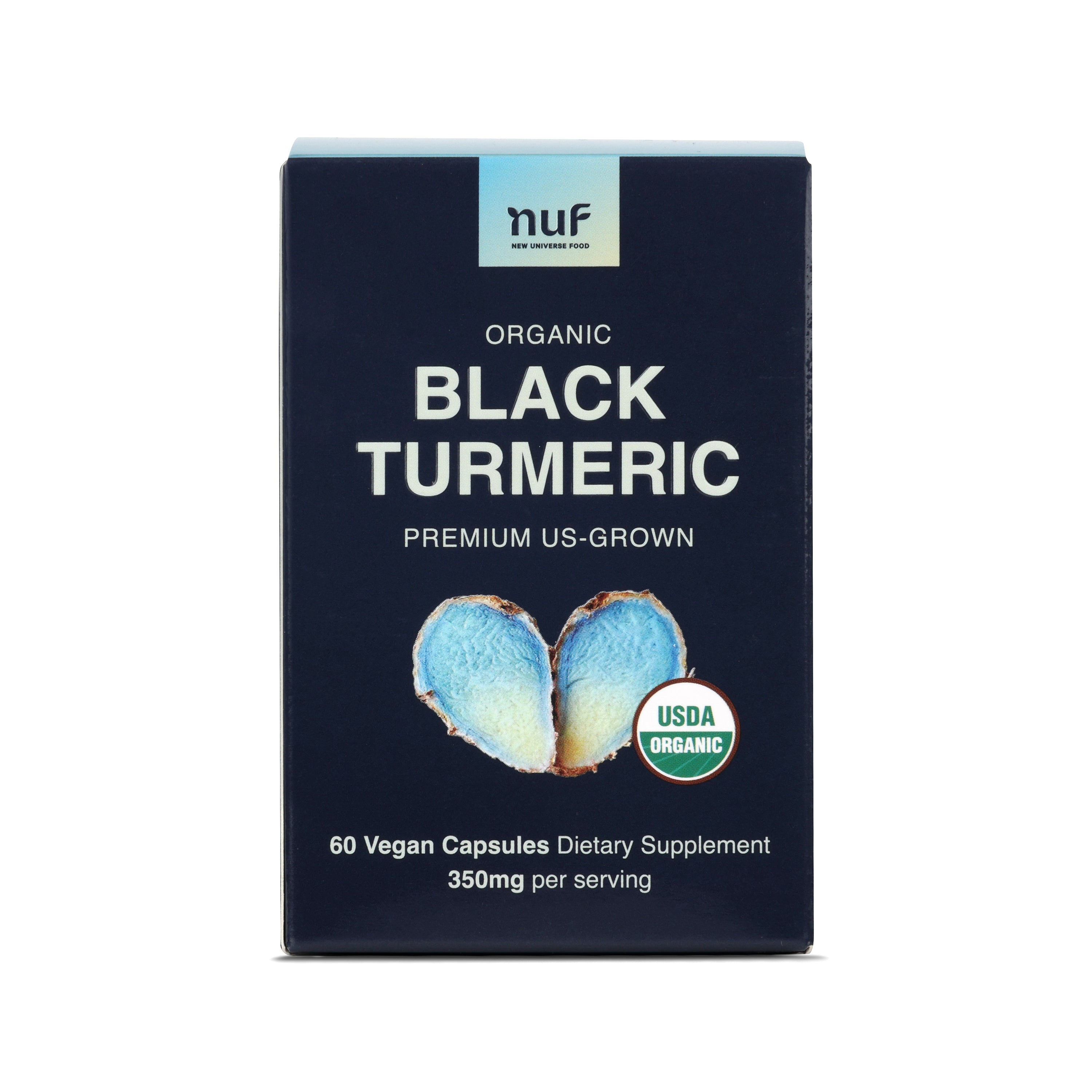 Black Turmeric Capsules by New Universe Food SKU:BLKTURCAP60CT
