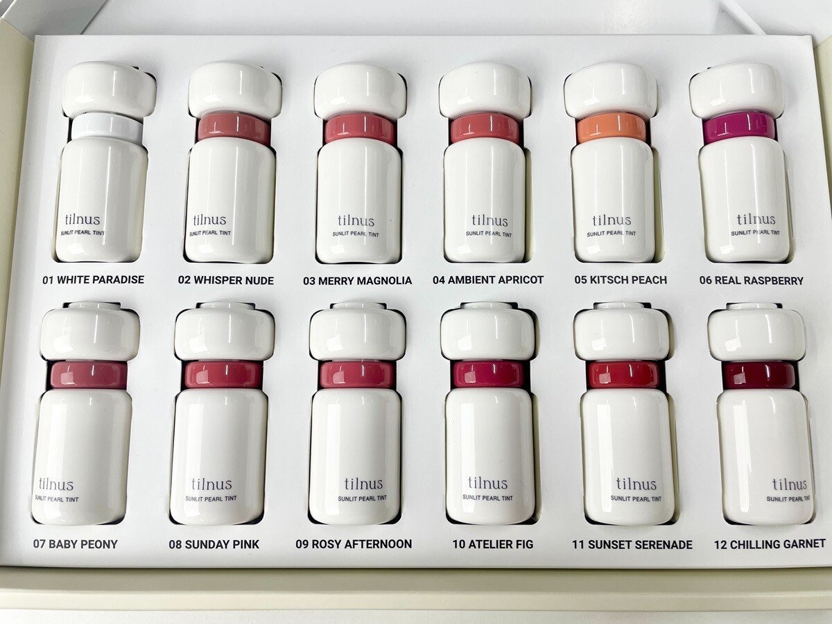 ティルナスの新作リップを全色スウォッチ! 「サンリットパール