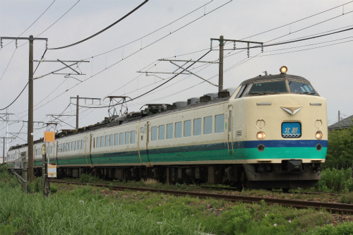 鉄道写真コレクション(148) JR東日本「上沼垂色」485系で運行される