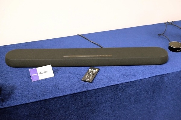 ヤマハ、バーチャル3Dサラウンド対応のサウンドバー「YAS-108」 | マイ