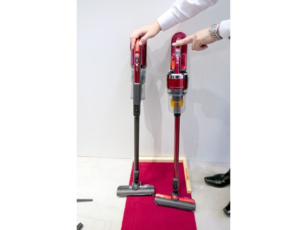 軽い使い心地が快適、東芝のコードレススティック掃除機 | マイナビ