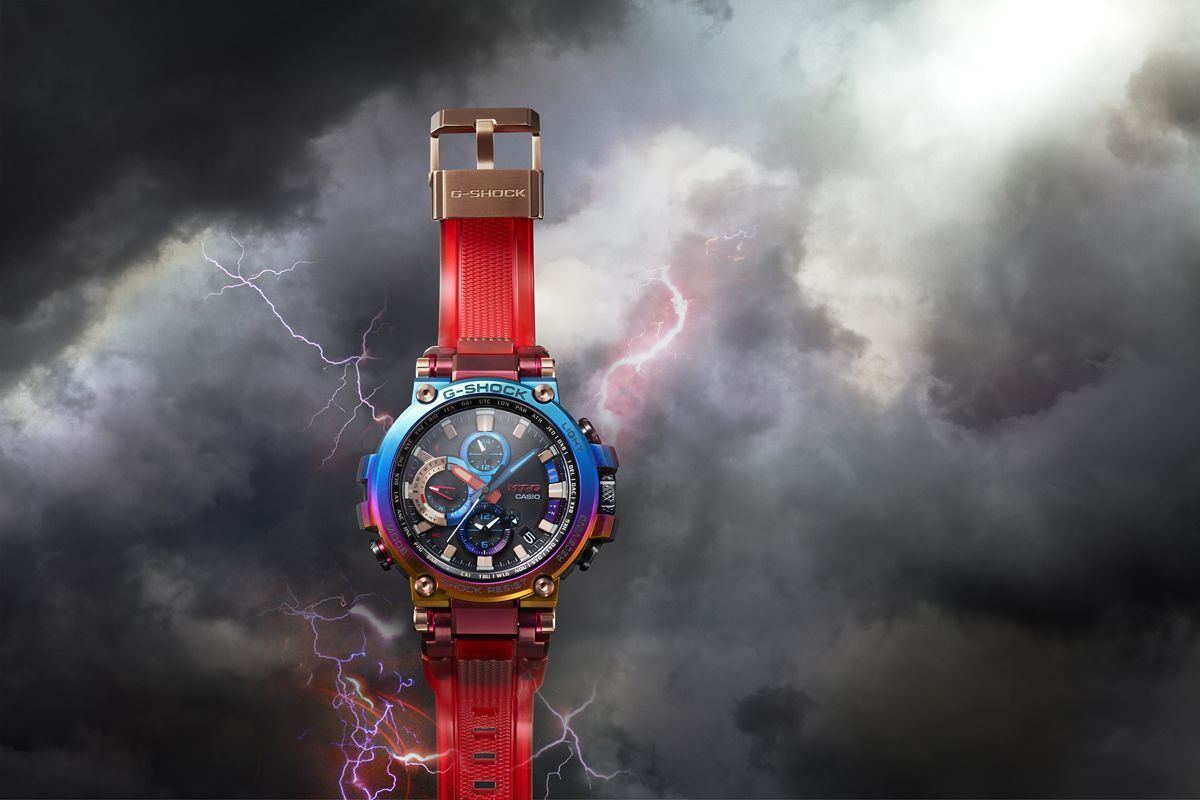 G-SHOCK「MT-G」、火山雷をイメージした鮮烈のスペシャルモデル | マイ