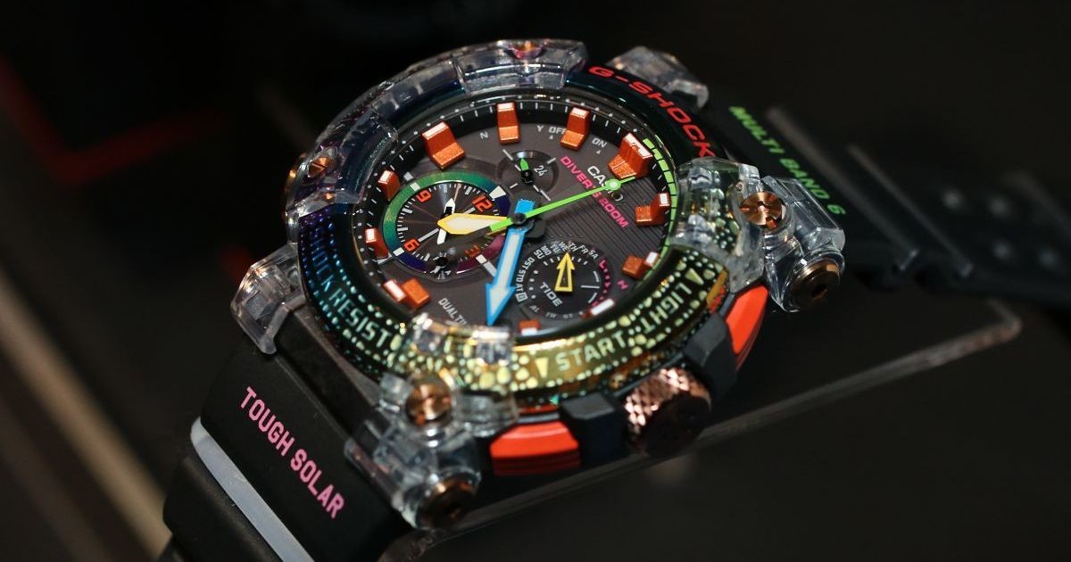 G-SHOCK FROGMANの新作、ボルネオ虹蛙をテーマにした異色の「カエル