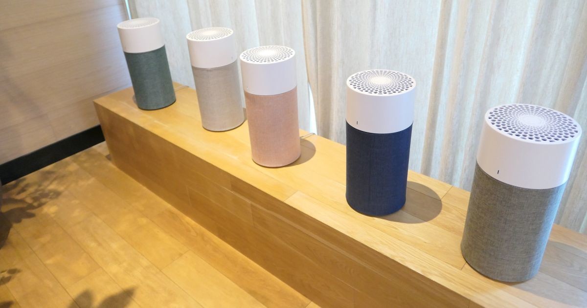 ブルーエア、機能アップしたシンプルな円柱形の空気清浄機「Blue