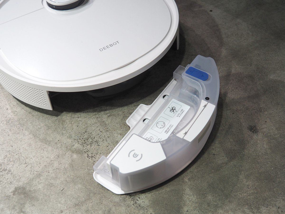 エコバックスの新型ロボット掃除機「DEEBOT T9」、吸引掃除と水拭きが