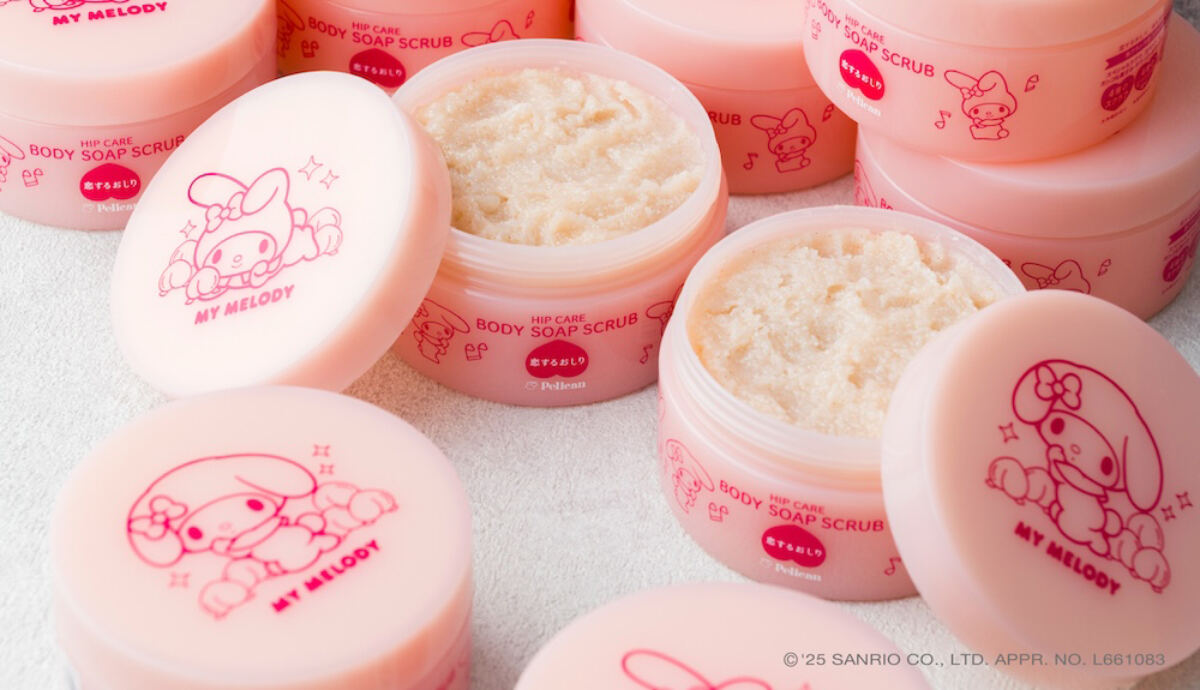恋するおしりの「石けんスクラブ」がマイメロの限定デザインになって