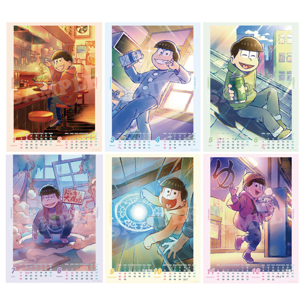 おそ松さん」より、2024年壁掛けカレンダー＆完全受注生産グッズが登場