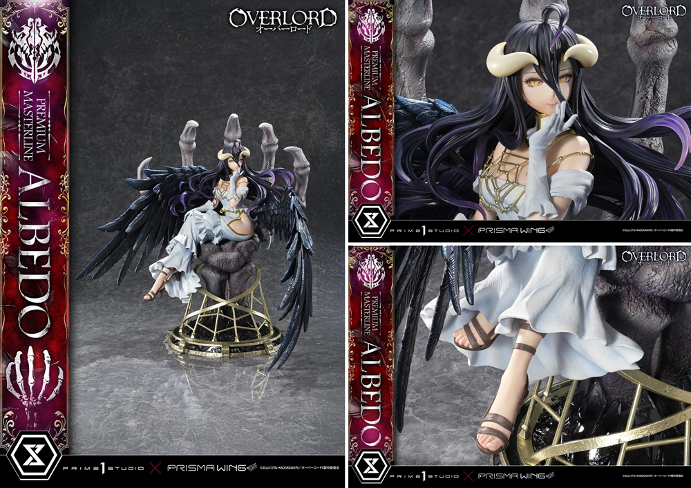 アニメ『オーバーロード』より、「アルベド」の1/4ポリストーン製