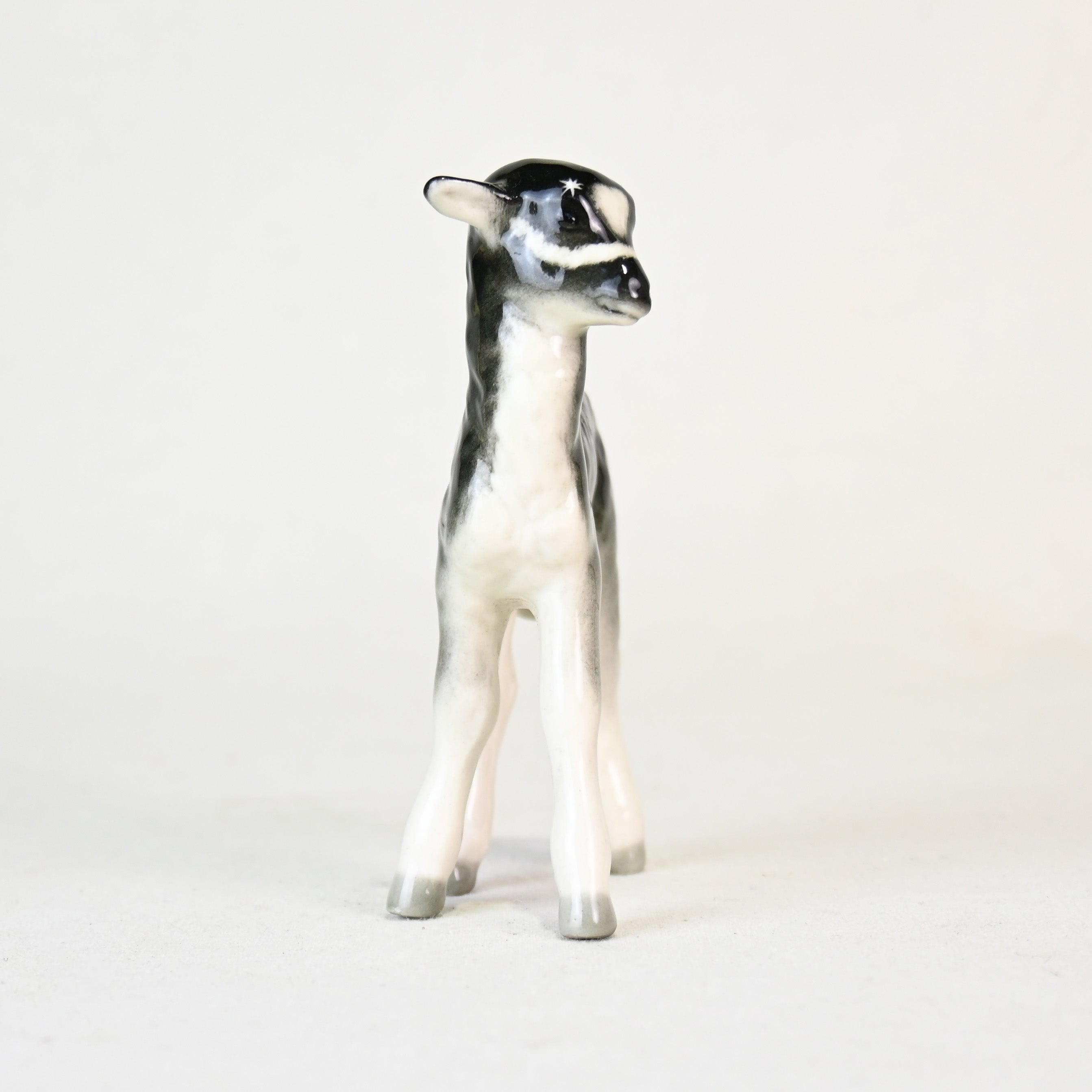 Lomonosov Lamb Figurine USSR Vintage / ロモノーソフ 子羊 フィギュ