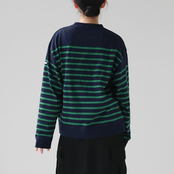 ORCIVAL(オーシバル) パネルボーダー スウェットプルオーバー(OR