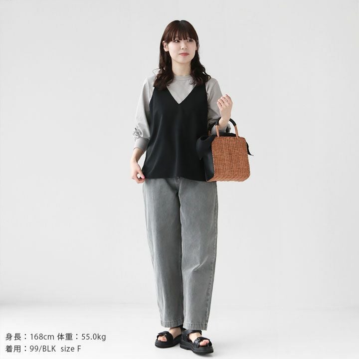 mizuiro ind(ミズイロインド) キャミソールベスト(1-230114)の通販