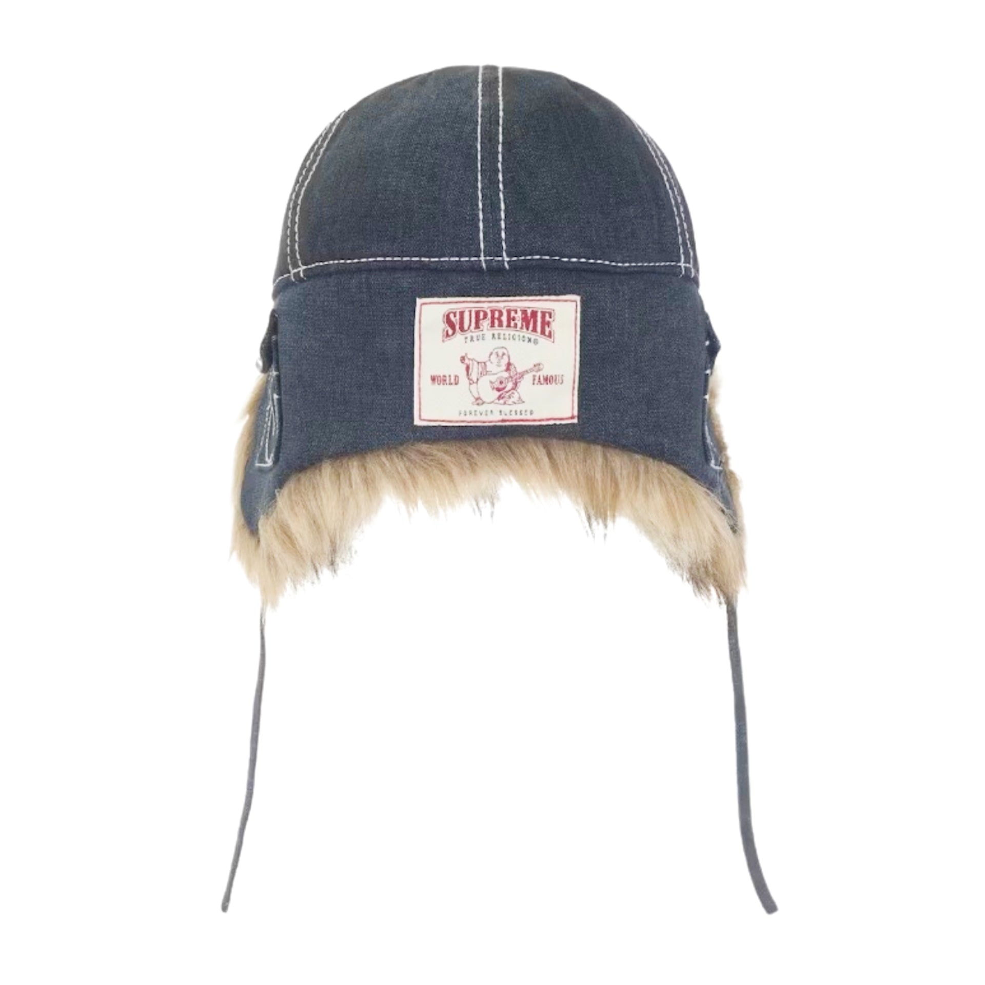Supreme True Religion Earflap 5-Panel / Dirty Indigo – N-Hype