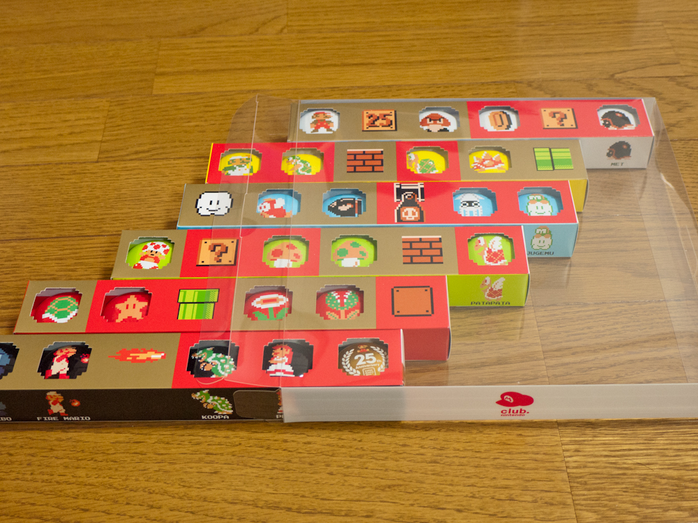 クラブニンテンドー特典バッジセットのパッケージデザインが素晴らしい