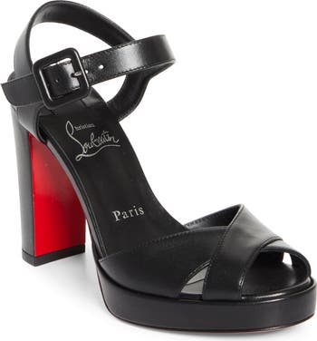 Christian Louboutin Cora Block Heel Sandal (Women) | Nordstrom