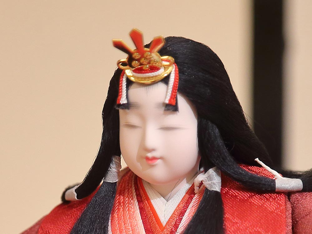 ひな人形】(佐野竹扇) 35号立雛 春のおぼろ 親王飾り：節句人形