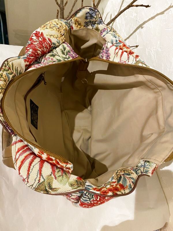 ゴブラン織りバッグ