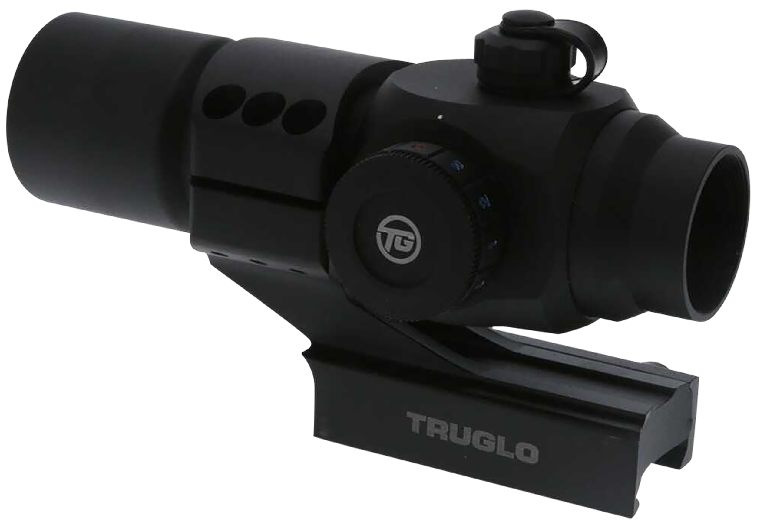 TruGlo TG-TG8230RB Triton Black Anodized 1x 30mm 3 MOA Illuminated