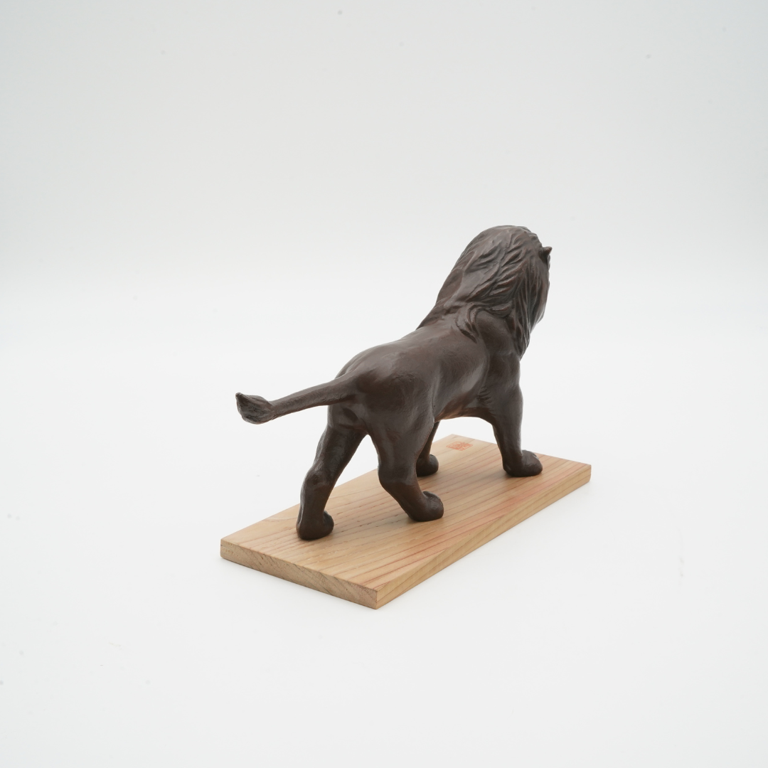 高岡銅器 OMOSHI Bookend Section「ライオン」 | ギフトショップ Nihon