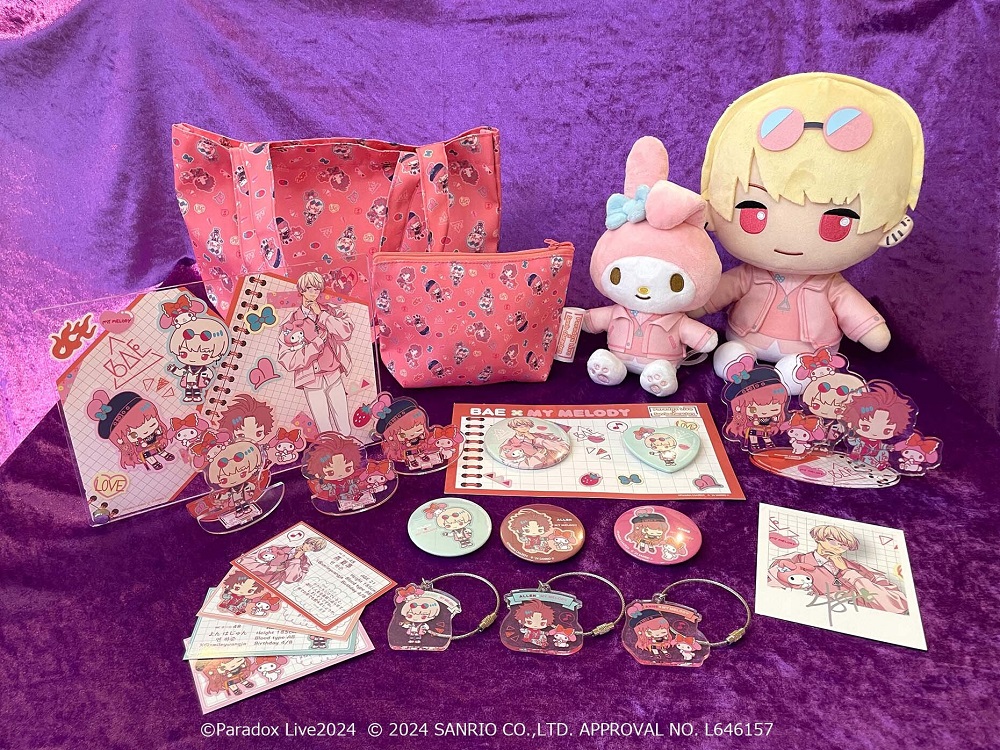パラライ×サンリオ」BAEとマイメロディのコラボイラストに「夏準くん