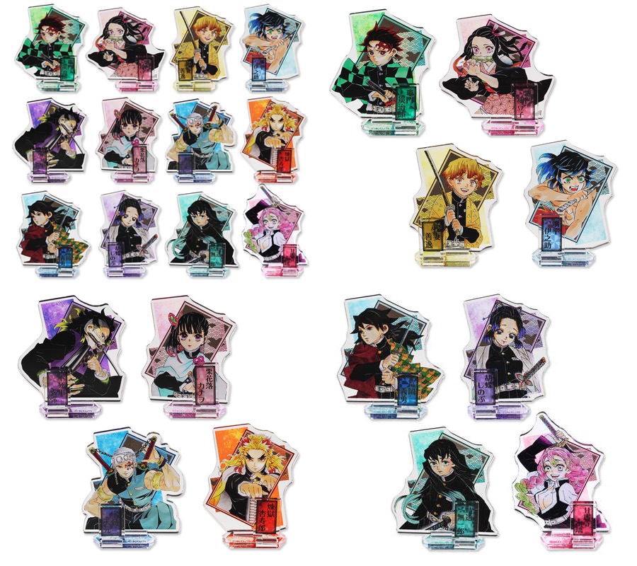 鬼滅の刃』公式通販サイトでアクリルフィギュアなど原作グッズ期間限定