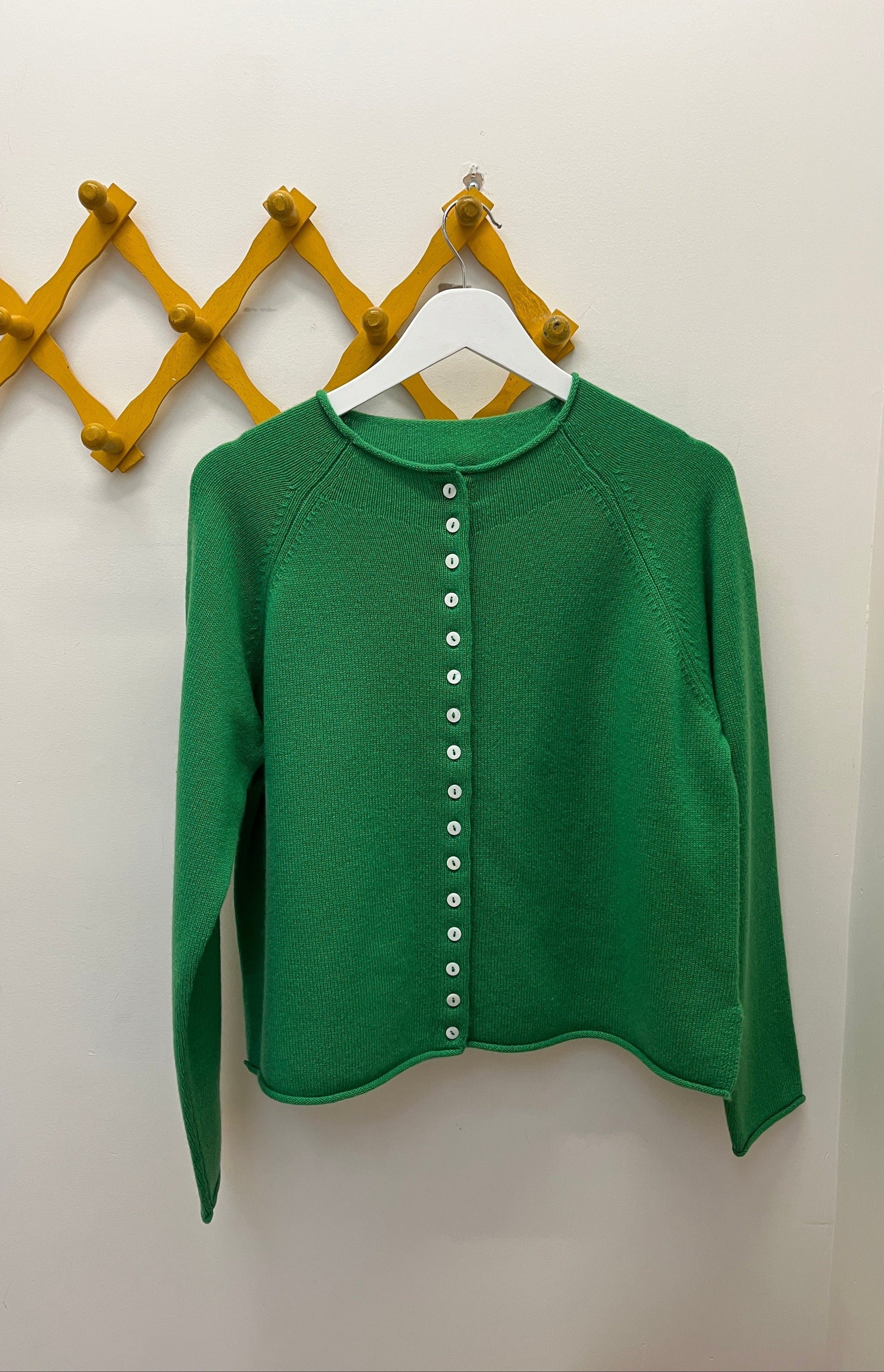 Ida Rollneck Cardigan - Clover – Nikki Chasin