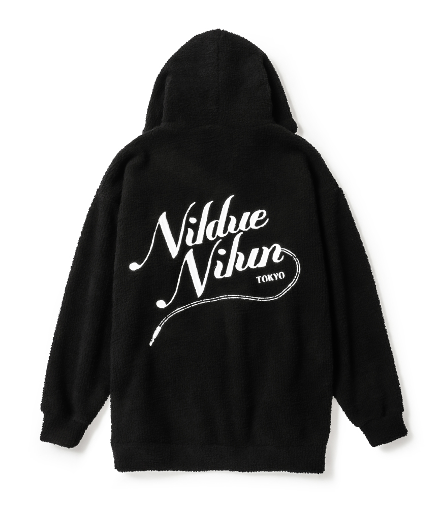 PLUG LOGO ZIP HOOD SET UP / BLK | NIL DUE / NIL UN TOKYO