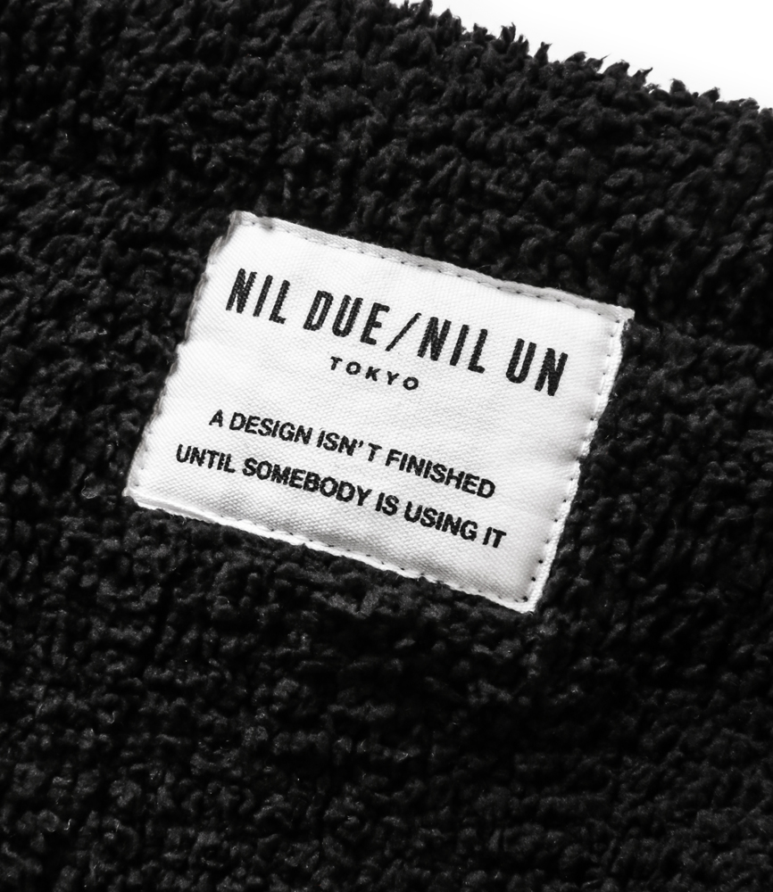 PLUG LOGO ZIP HOOD SET UP / BLK | NIL DUE / NIL UN TOKYO