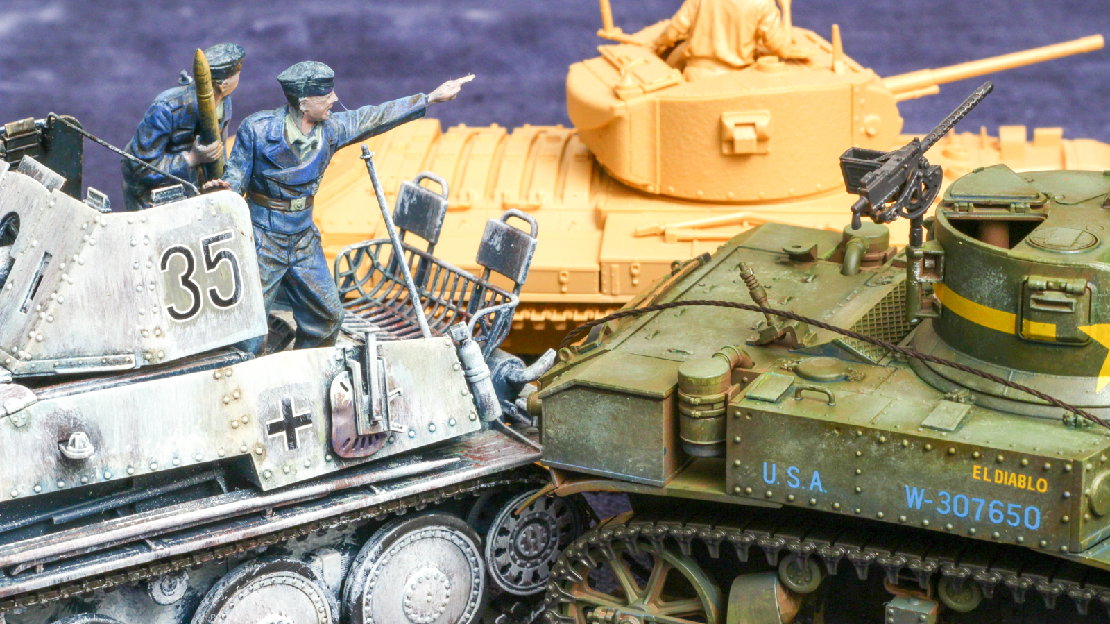 塗装が定めるプラモデルの運命／タミヤ M3スチュアート後期型