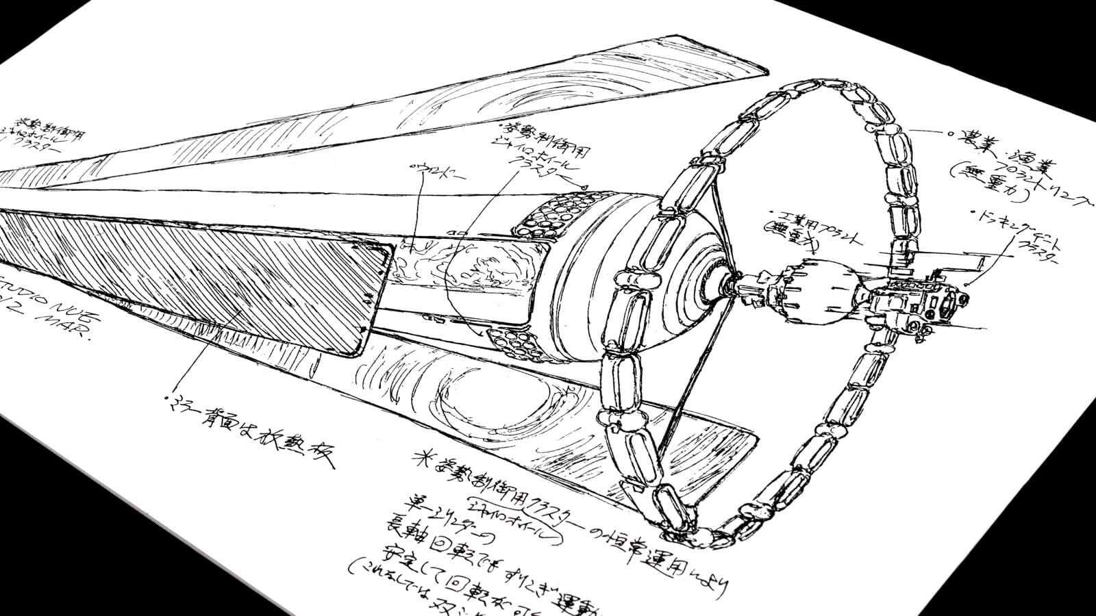 設定画こそ本体！／「スペースコロニーに真面目に向き合う態度」の