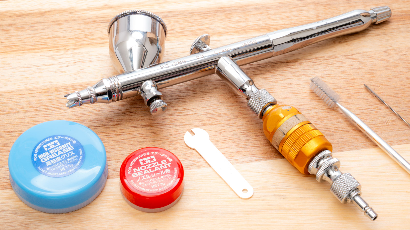 故障したと思ったエアブラシのハンドピースが完全復活！／タミヤ