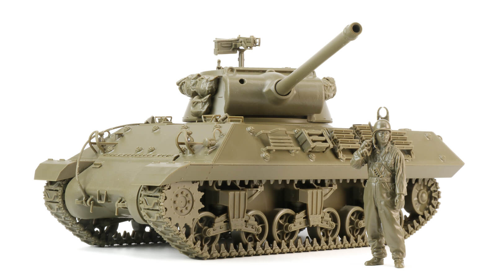 さらに洗練された新規設計。タミヤのM36駆逐戦車は足元にも注目です