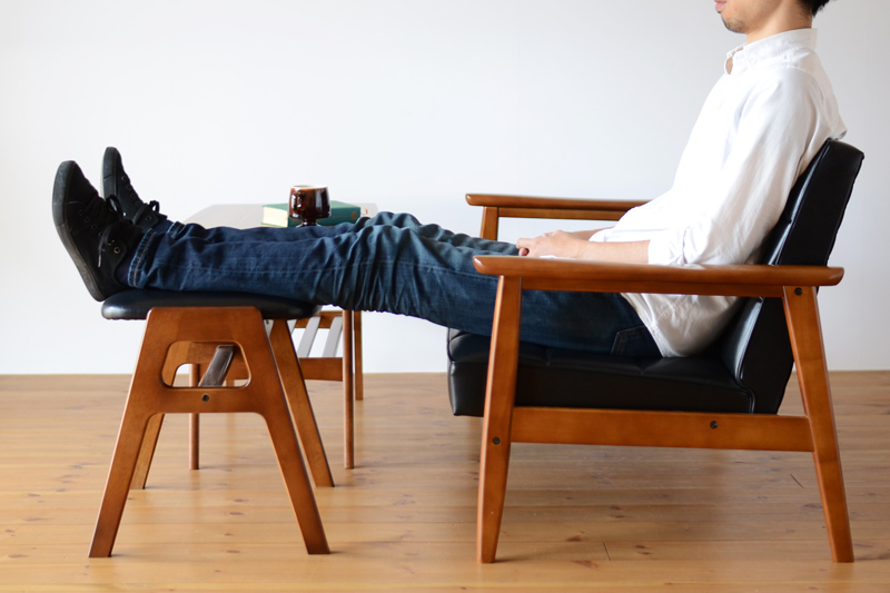 オールドカリモク/karimoku Kチェア用オットマン スツール