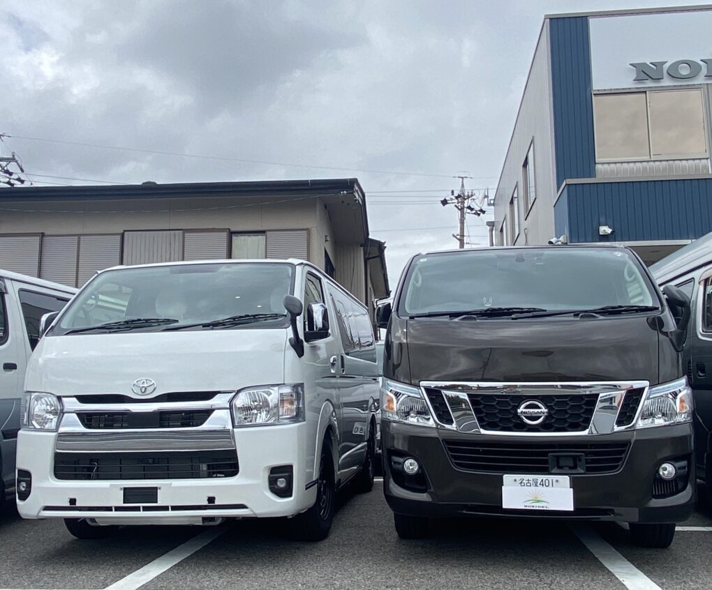 200系ハイエースとE26キャラバンをNONIDEL流に比較してみた