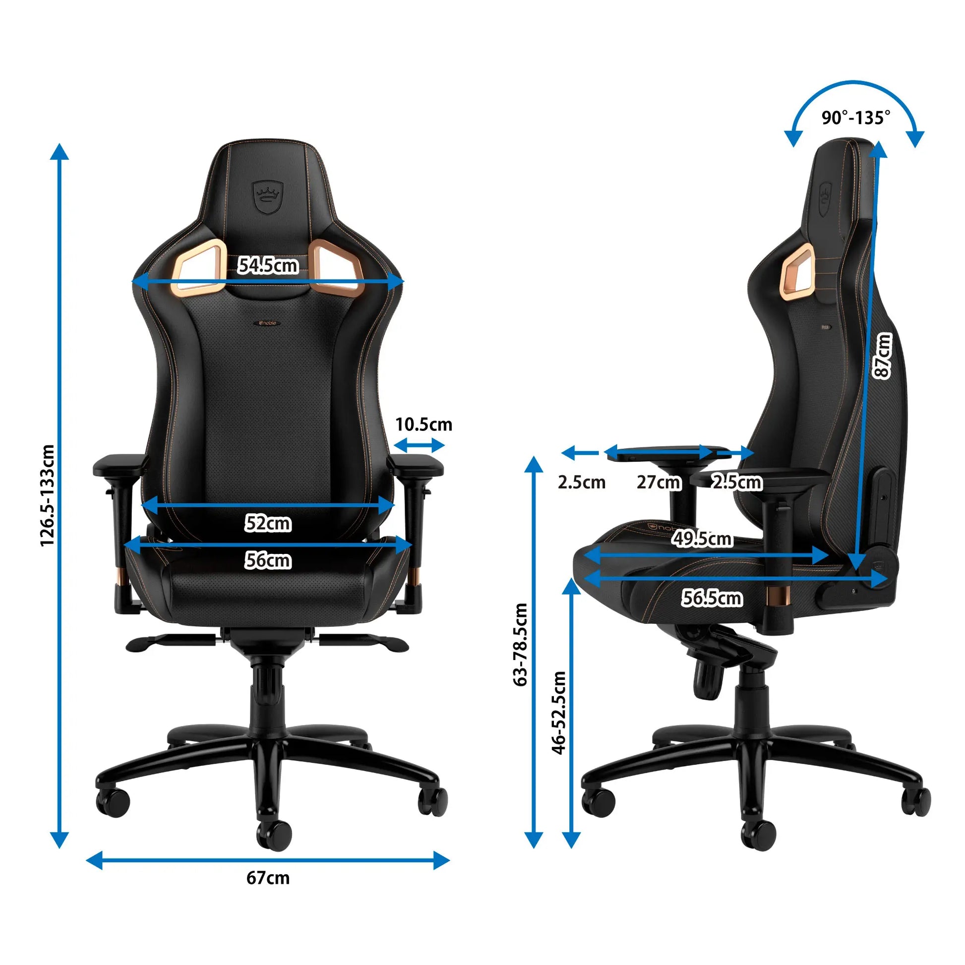 noblechairs ゲーミングチェア｜EPIC - COPPER Limited Edition｜NBL