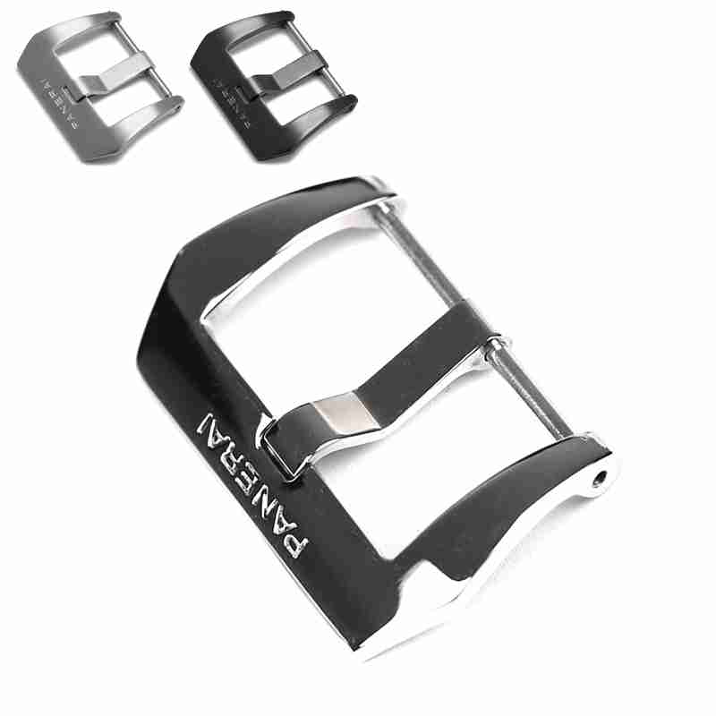 For Panerai 22mm 24mm 26mm Black Rubber Band Strap Buckle – Watch