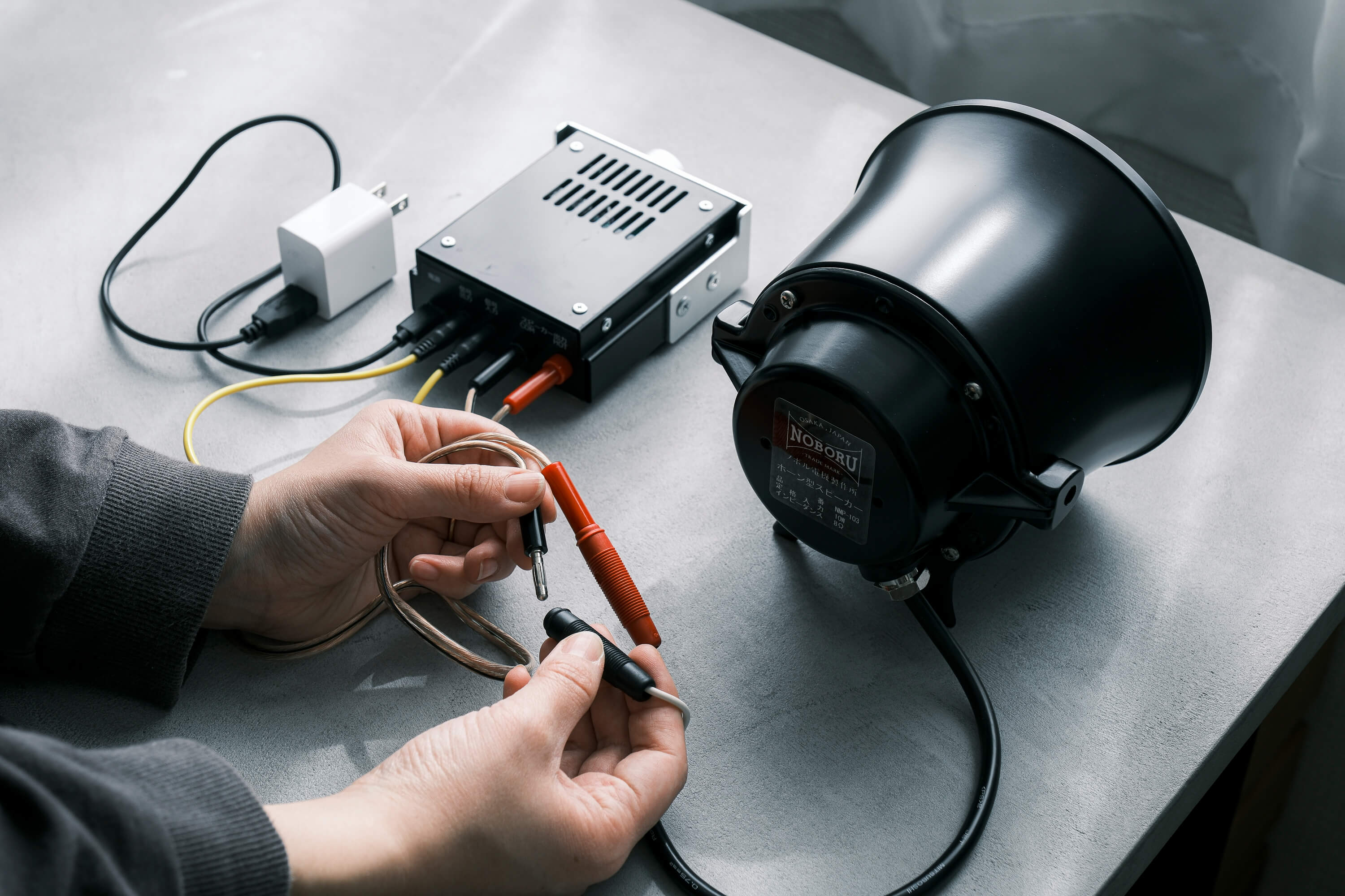 ホーンスピーカー単体 NMP-103/スタックアンプ用金属製スピーカー