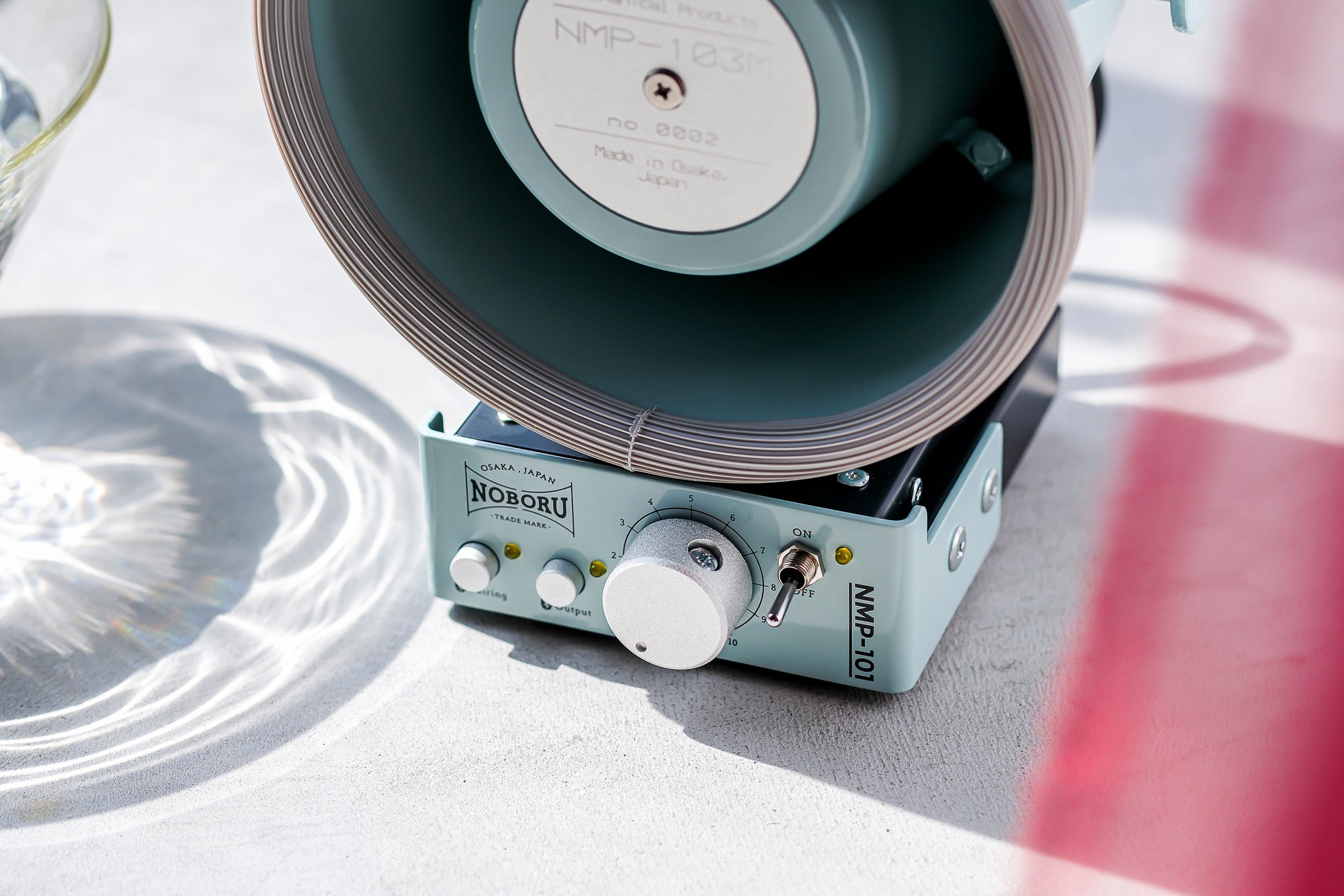 ホーンスピーカー単体NMP-103M【船舶ブルー】/ スタックアンプ用金属製