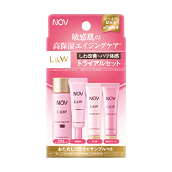 敏感肌用高保湿エイジングケアのノブ L＆W トライアルセット(お試し