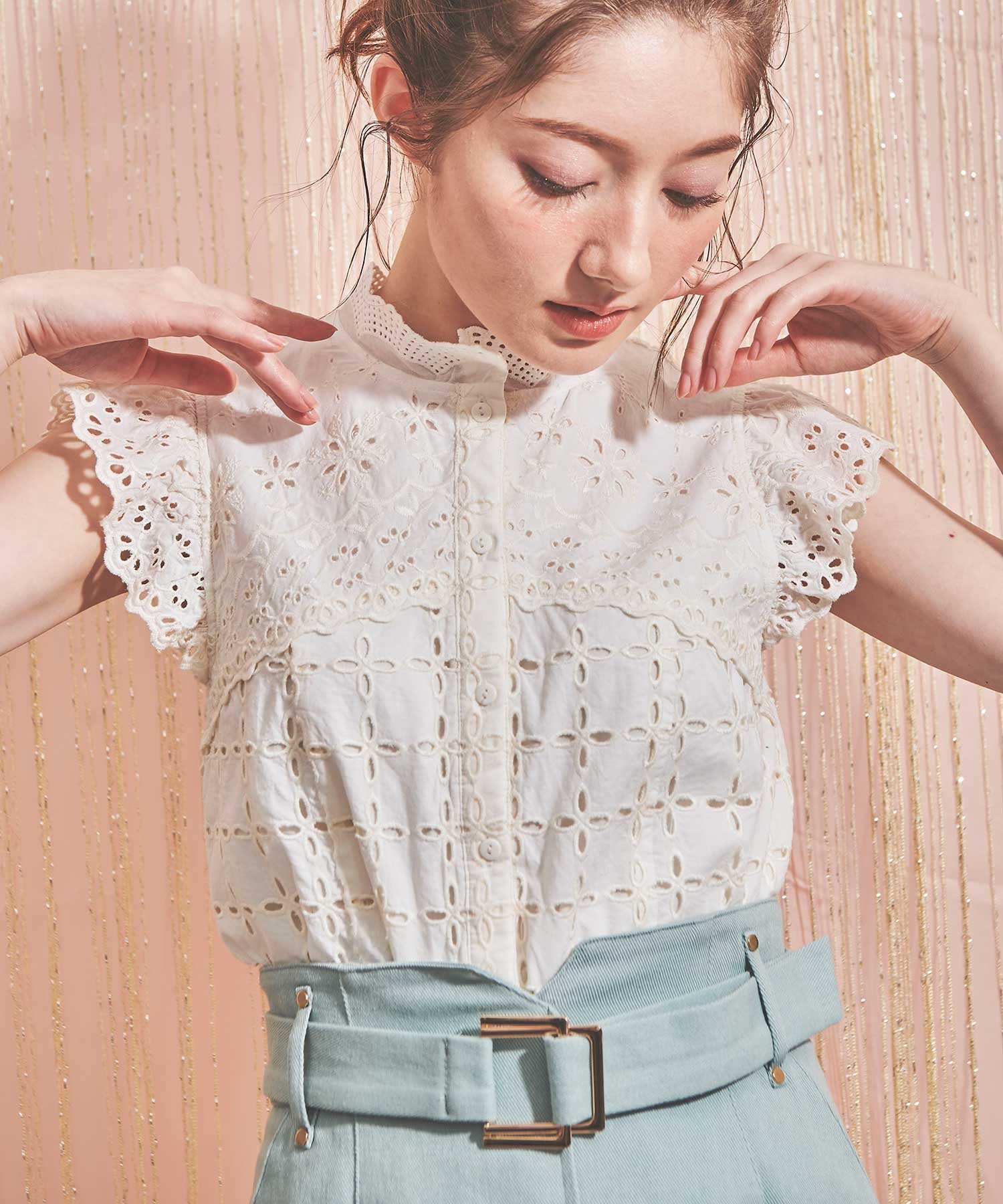 コットンレースブラウス | シャツ・ブラウス | NOELA OFFICIAL WEB STORE