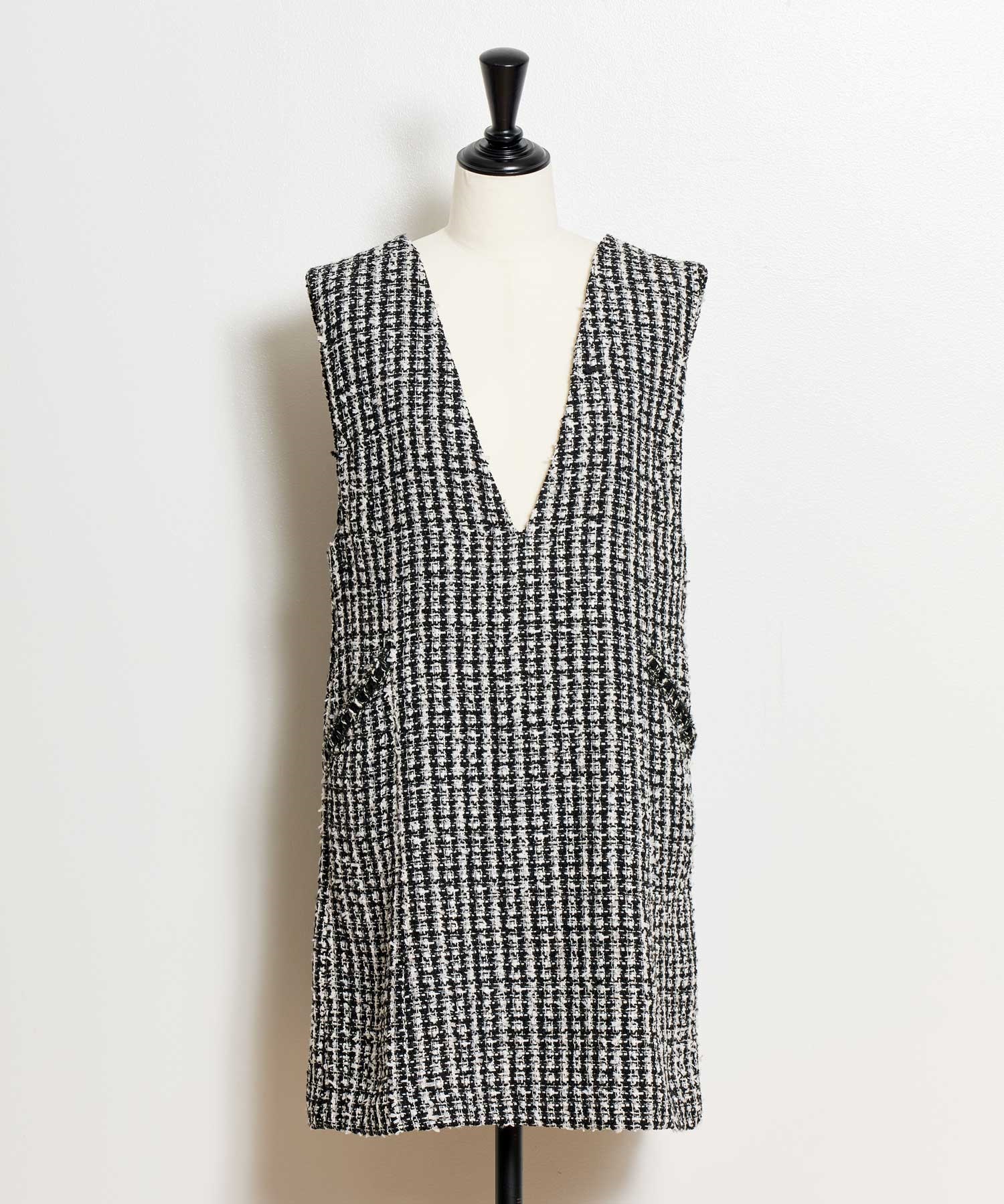 ツイードミニ丈ジャンスカ | ミニワンピース | NOELA OFFICIAL WEB STORE