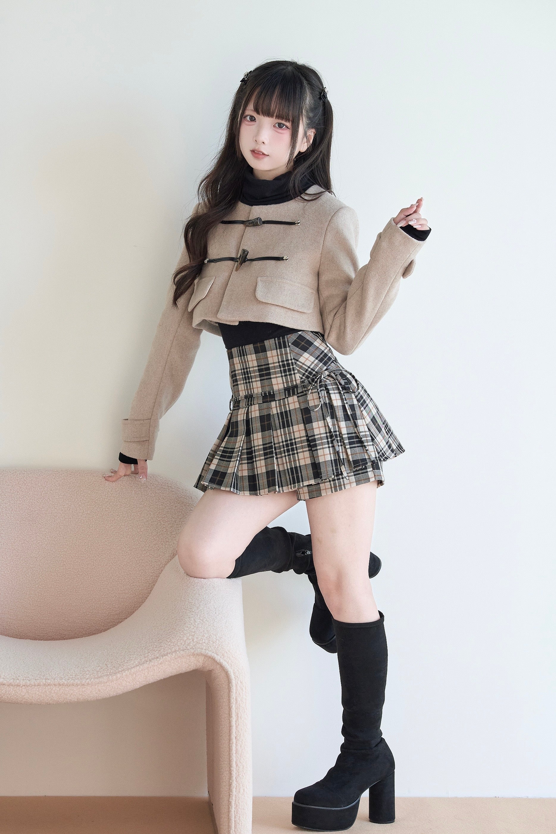 BunnyLis:リボンオフショルダーニットトップス – NoGenki