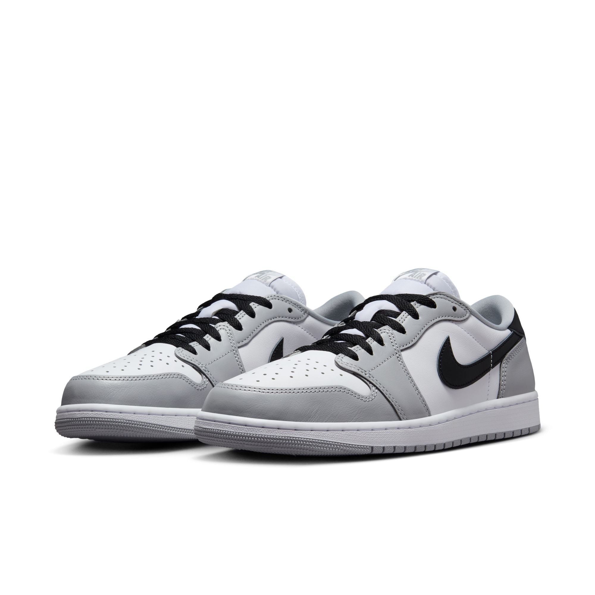 Jordan - Men - Air Jordan 1 Low OG - White/Black/Wolf Grey – Nohble